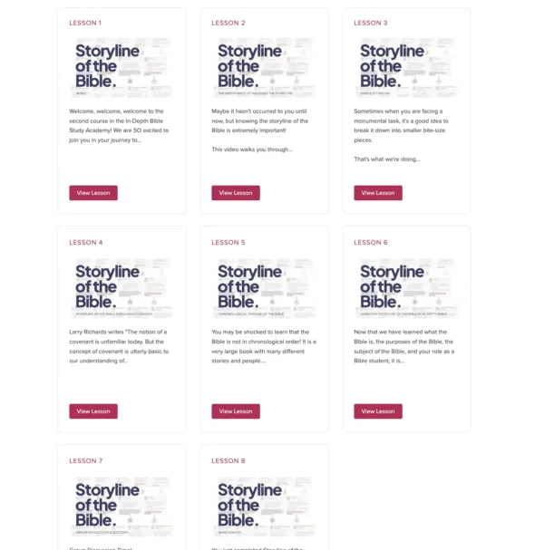 Storyline of the Bible | In-Depth Bible Study Academy Digital Course #2